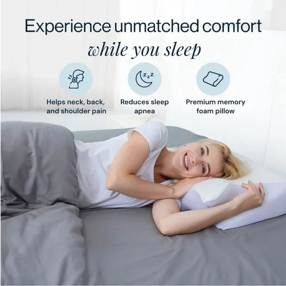 Premium ergonomic pillow, ORNATERA